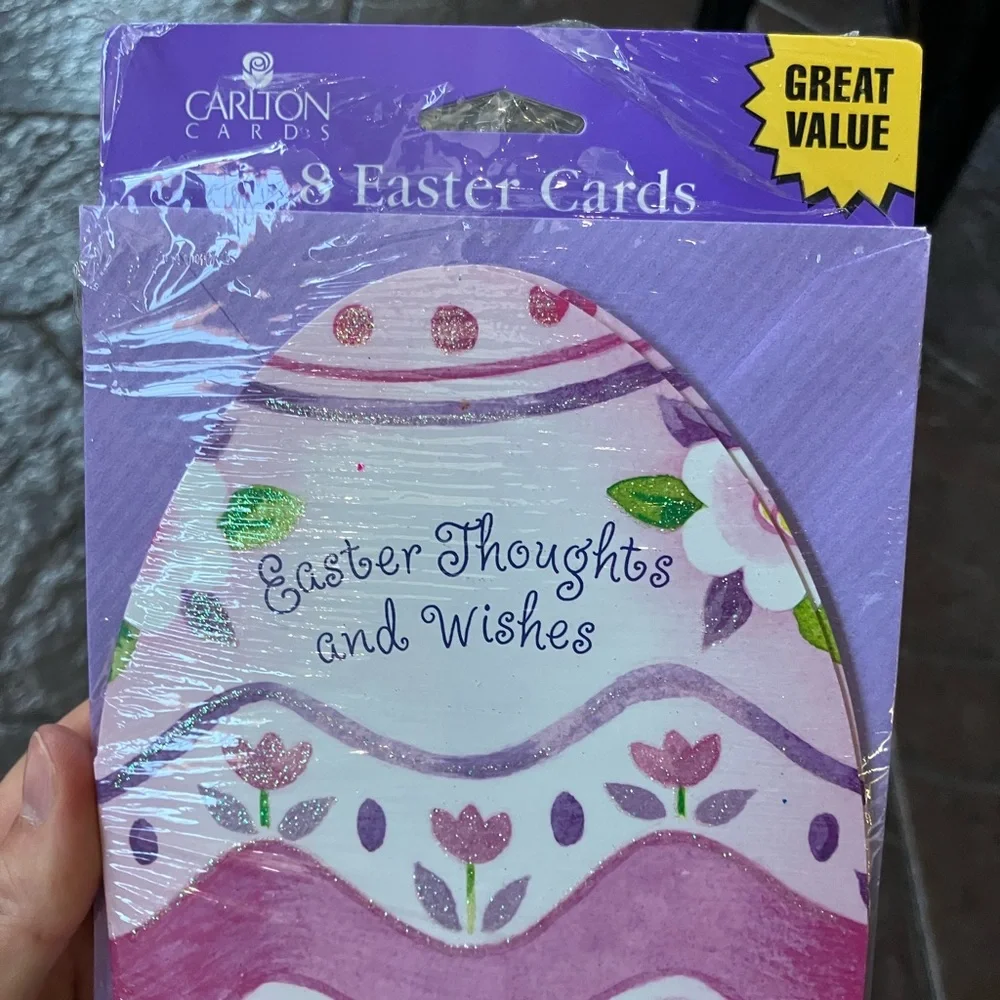 Carlton Cards Easter Greeting Cards 7 in pack